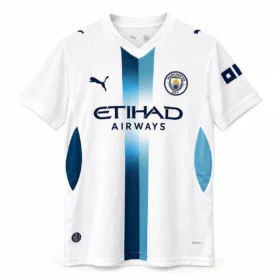 Terza Maglia Manchester City 2026/27 — vista frontale, presentazione commerciale