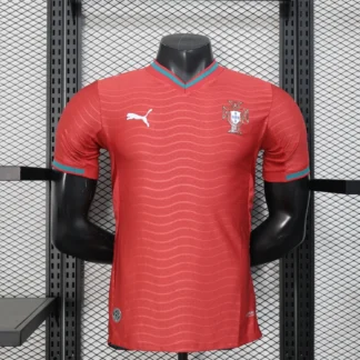 maglia portogallo home rossa 2026 Versione Giocatore vista frontale Tifoso Store