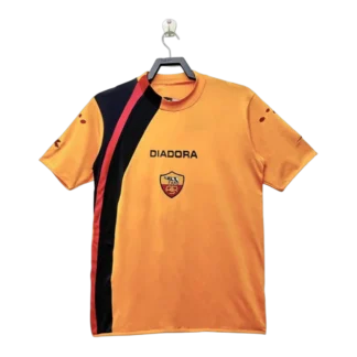 Maglia Roma 2005/06 Retro Arancione vista frontale