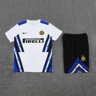Set Inter Allenamento Manica Corta Bianco - Versione Tifoso