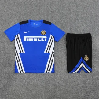 Set Inter Allenamento Manica Corta Blu - Versione Tifoso