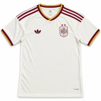 Camiseta España Visitante 2026 Dos Estrellas – Aficionado — vista frontal, presentación comercial