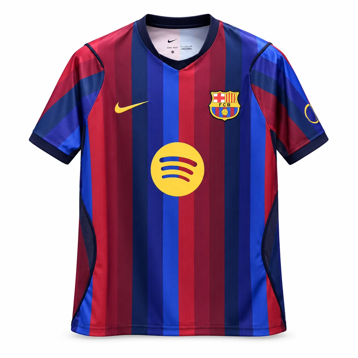 Prima Maglia Barcellona 2026/27 — vista frontale, presentazione commerciale