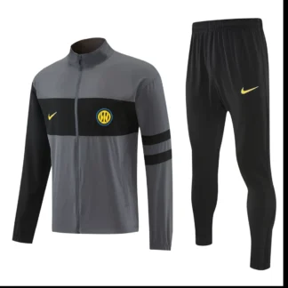 Tuta Inter full zip grigia completa