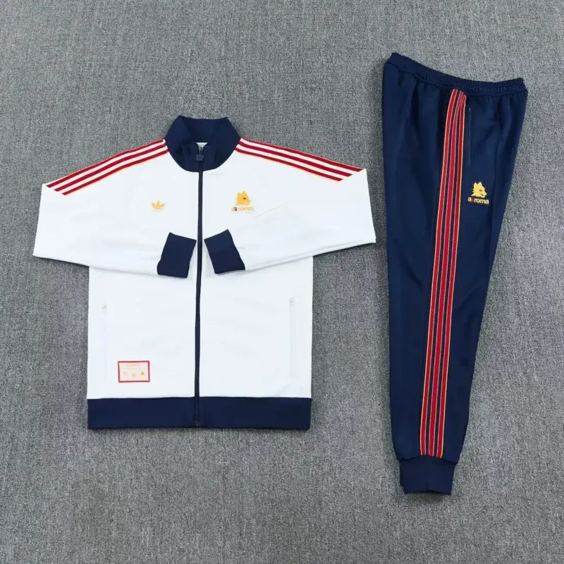 Tuta Roma Bianca e Blu Navy - dettaglio dello stemma