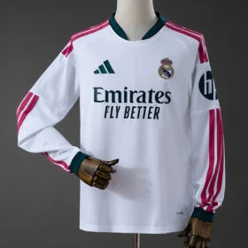 Camiseta Real Madrid Manga Larga 2026/27 – Primera Equipación — Vista frontal