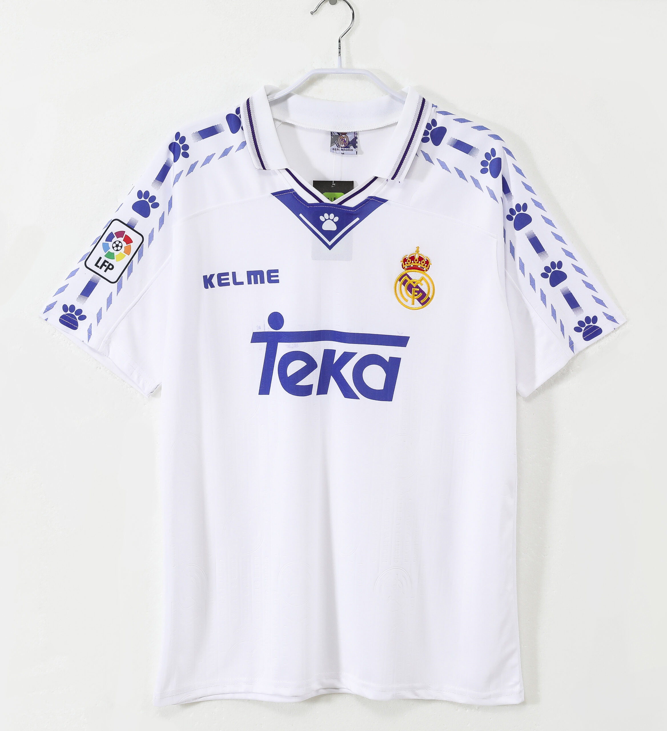 maglia real madrid 1996/97 home fronte
