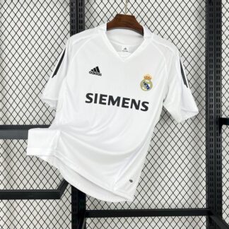 Maglia Real Madrid Retro 2005/06 fronte con sponsor Siemens