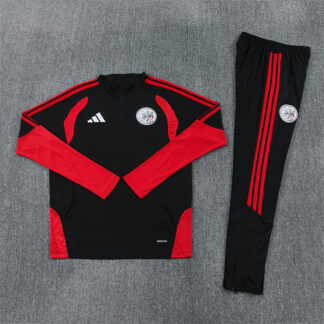 Tuta Ajax 2026/27 nera fronte giacca e pantaloni