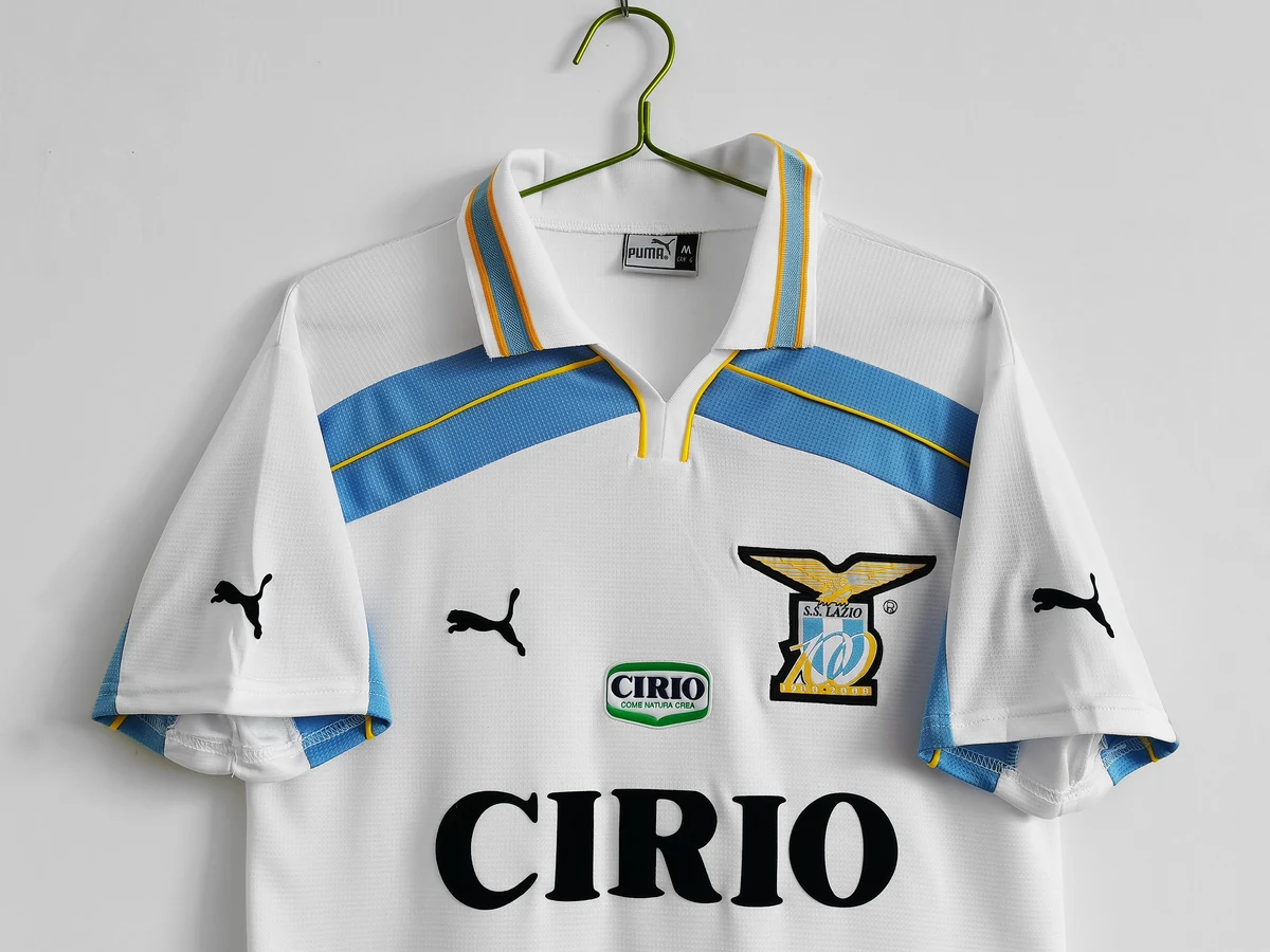 Maglia Lazio Third Retro 1998/00 vista fronte con stemma centenario