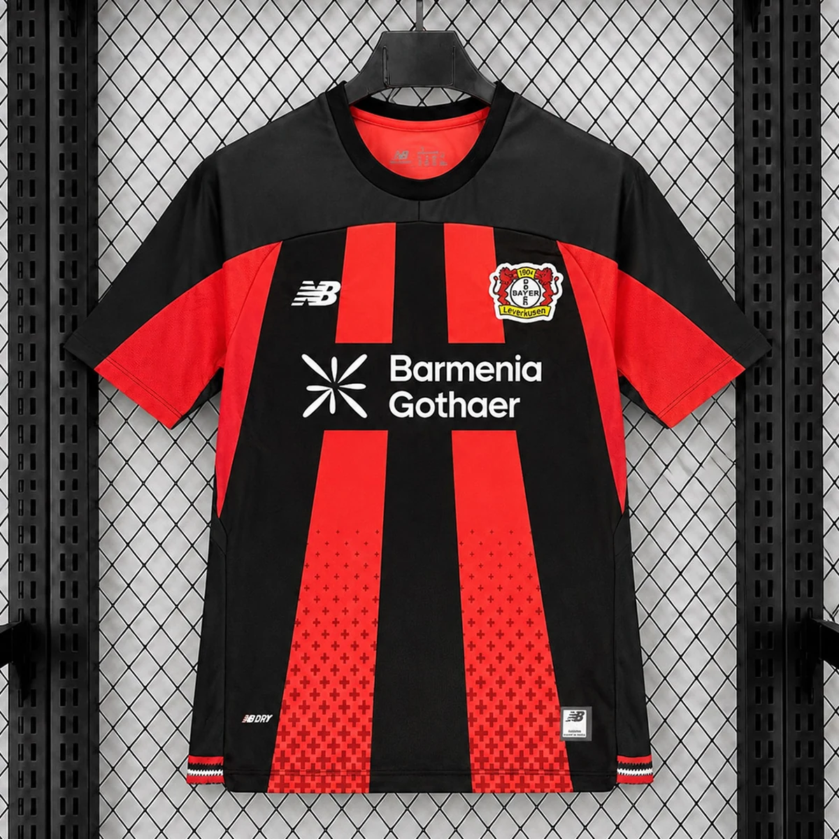 maglia leverkusen home 2026 27 fronte