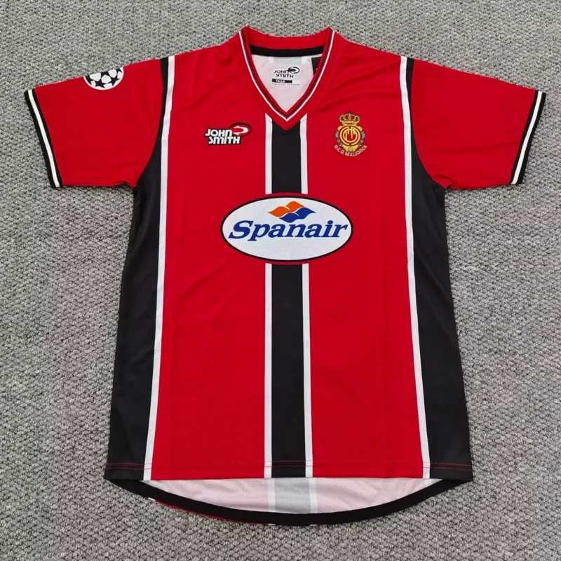 Camiseta Mallorca 2001/02 Retro – Primera Equipación – frontal