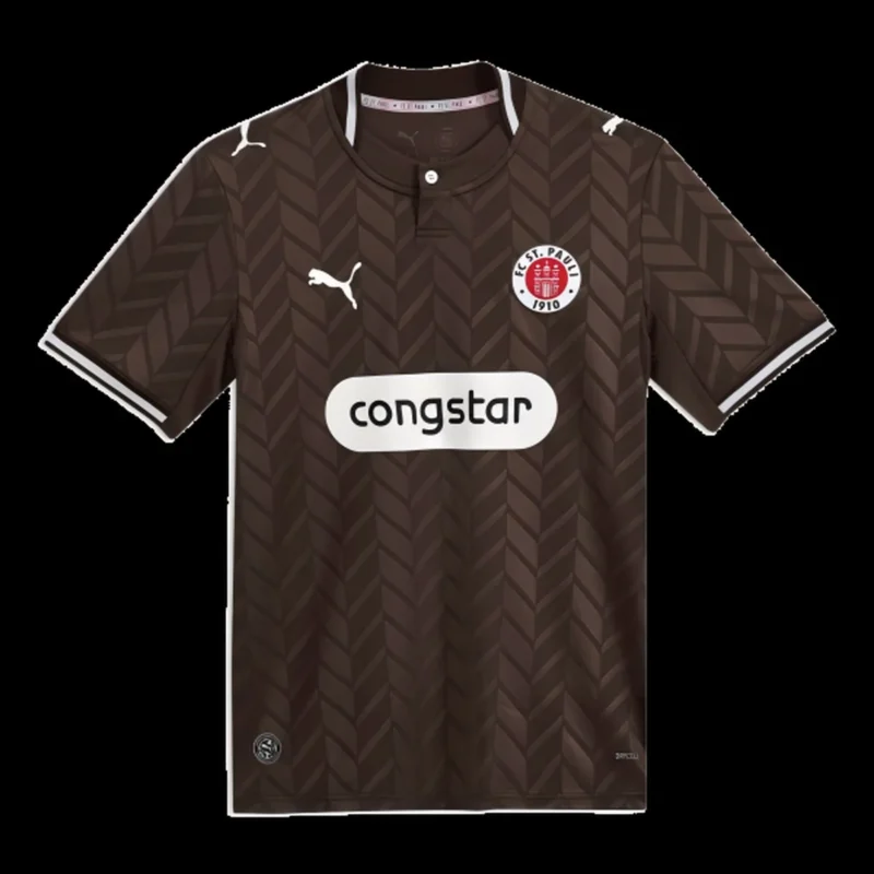Prima Maglia St. Pauli 2026/27 — Vista frontale