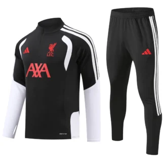 tuta bambino liverpool nera 2026 27 fronte