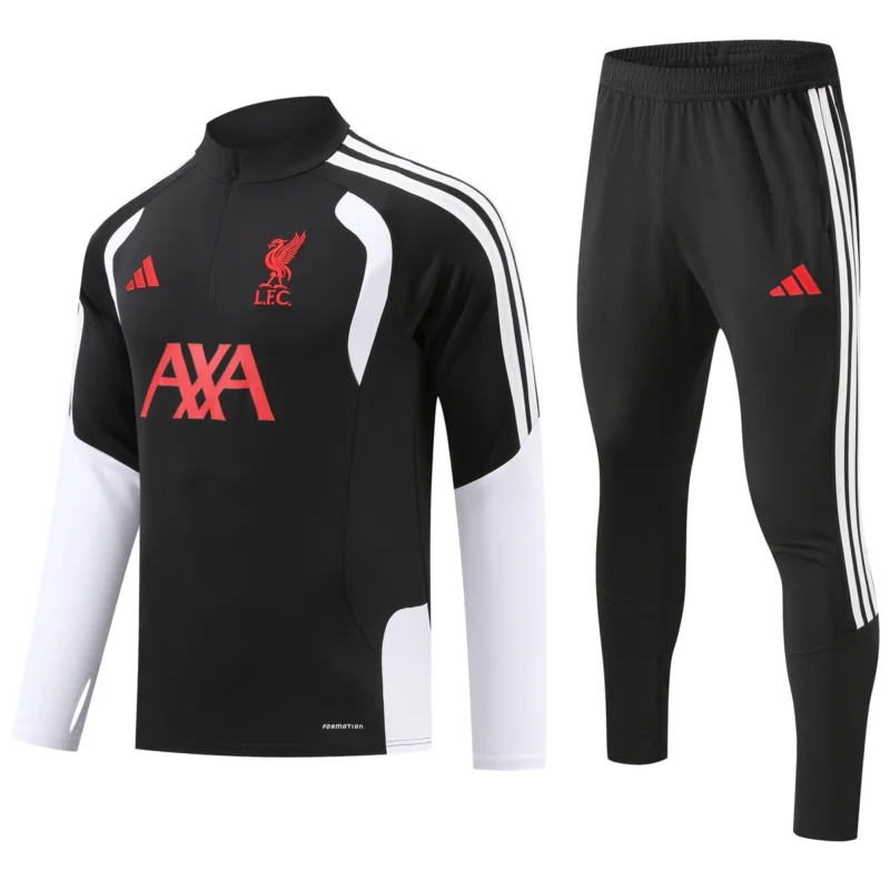 Chándal Liverpool Negro 2026/27 – Niño y Adulto – frontal