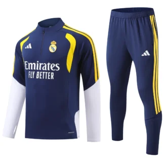 tuta bambino real madrid blu navy 2026 27 fronte