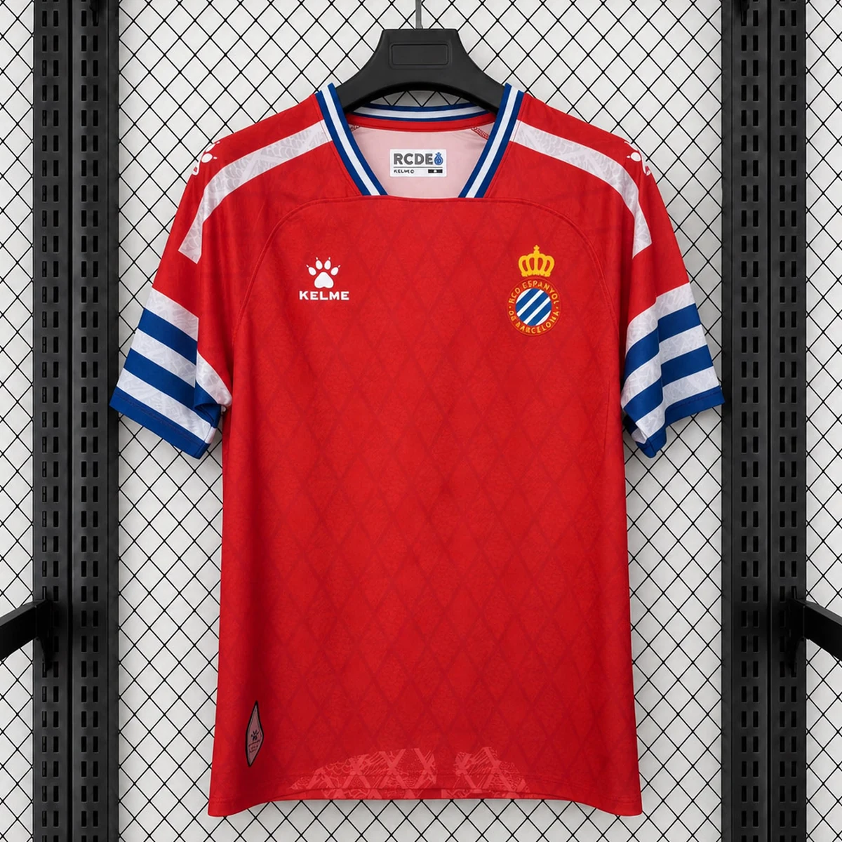 maglia espanyol away dettaglio maniche