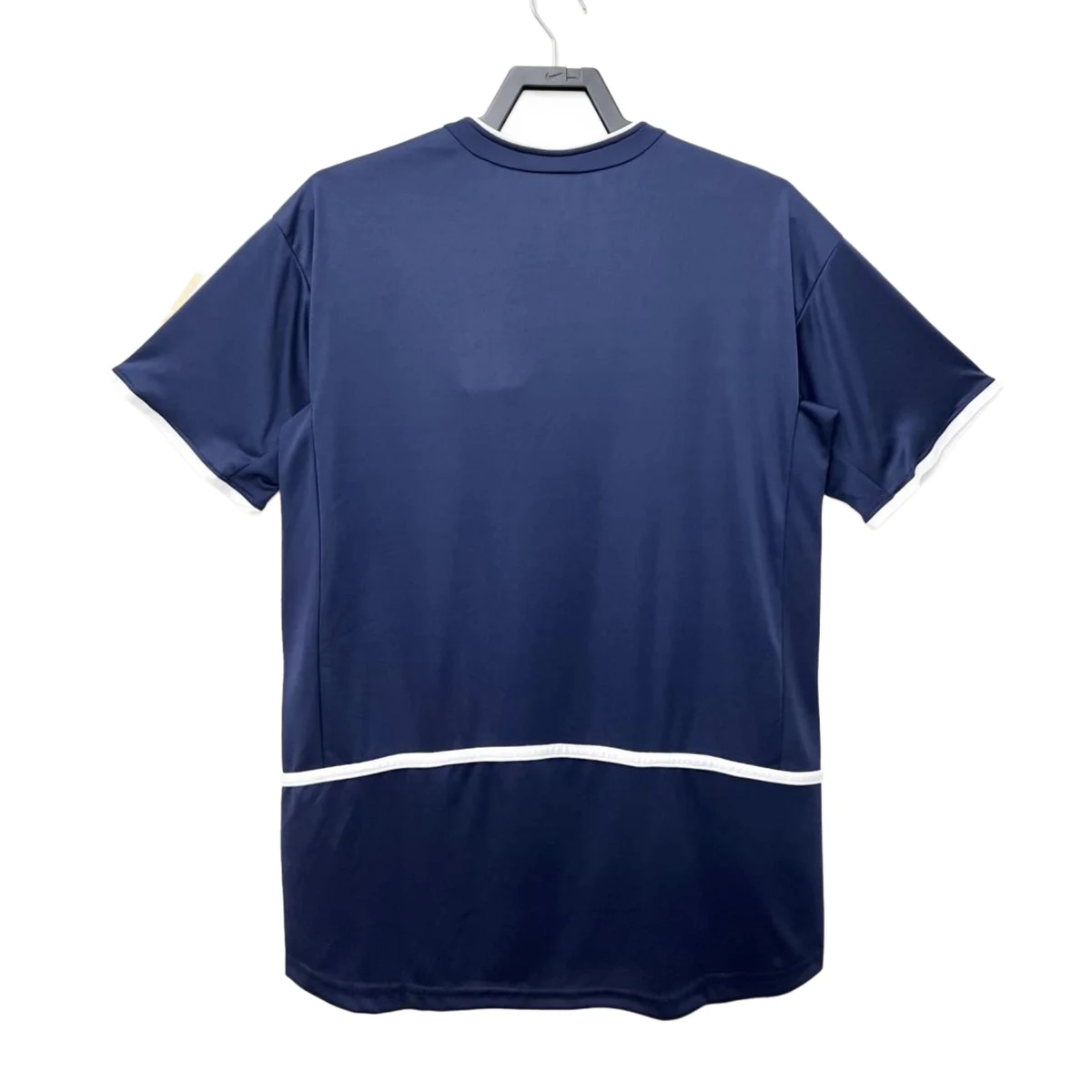 Maglia PSG 2002/03 Retro, vista da dietro in blu notte senza grafiche