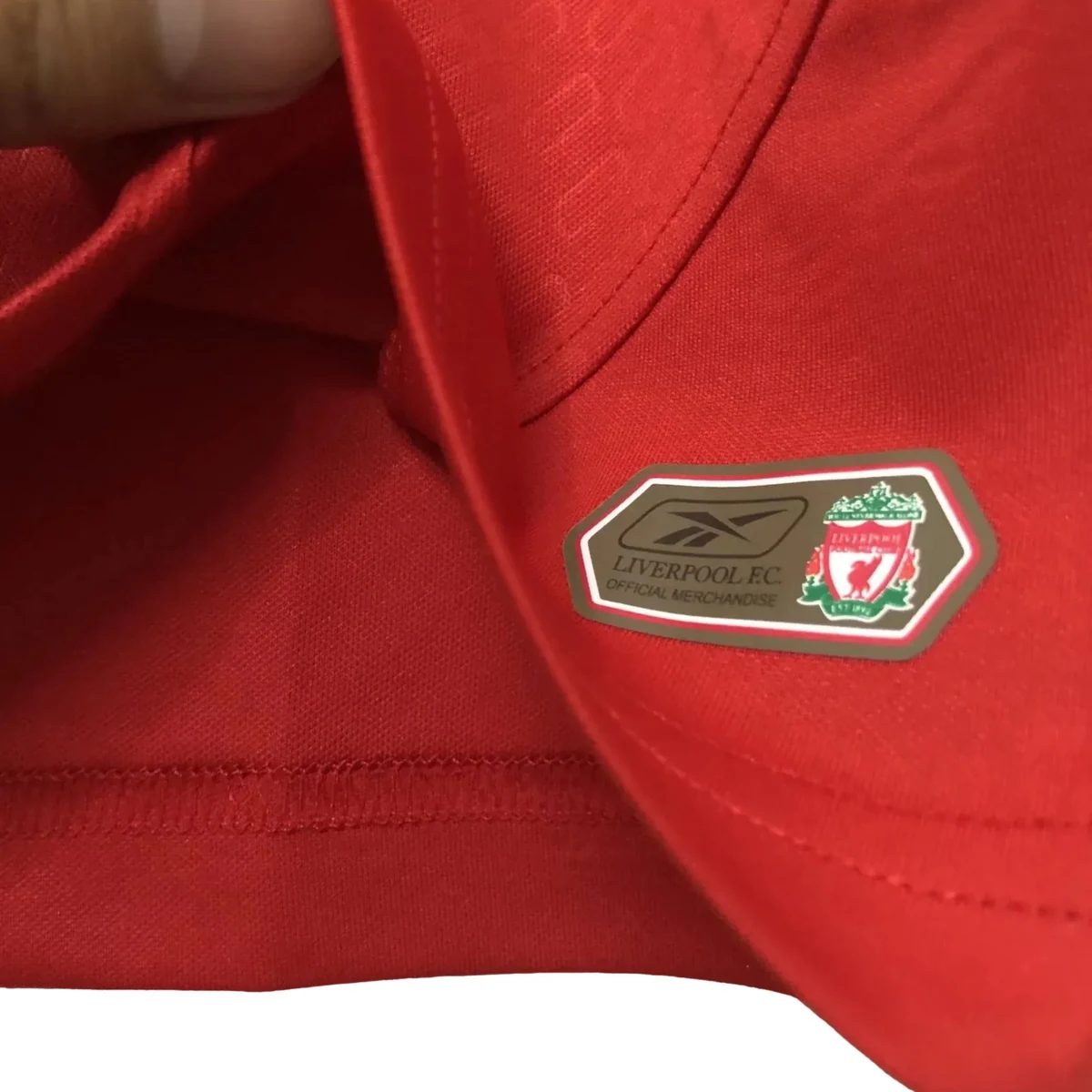 maglia liverpool 2005 dettaglio