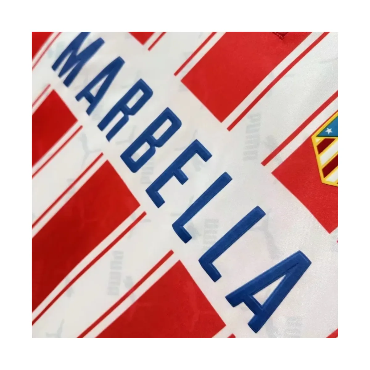 dettaglio sponsor maglia atletico madrid 1994