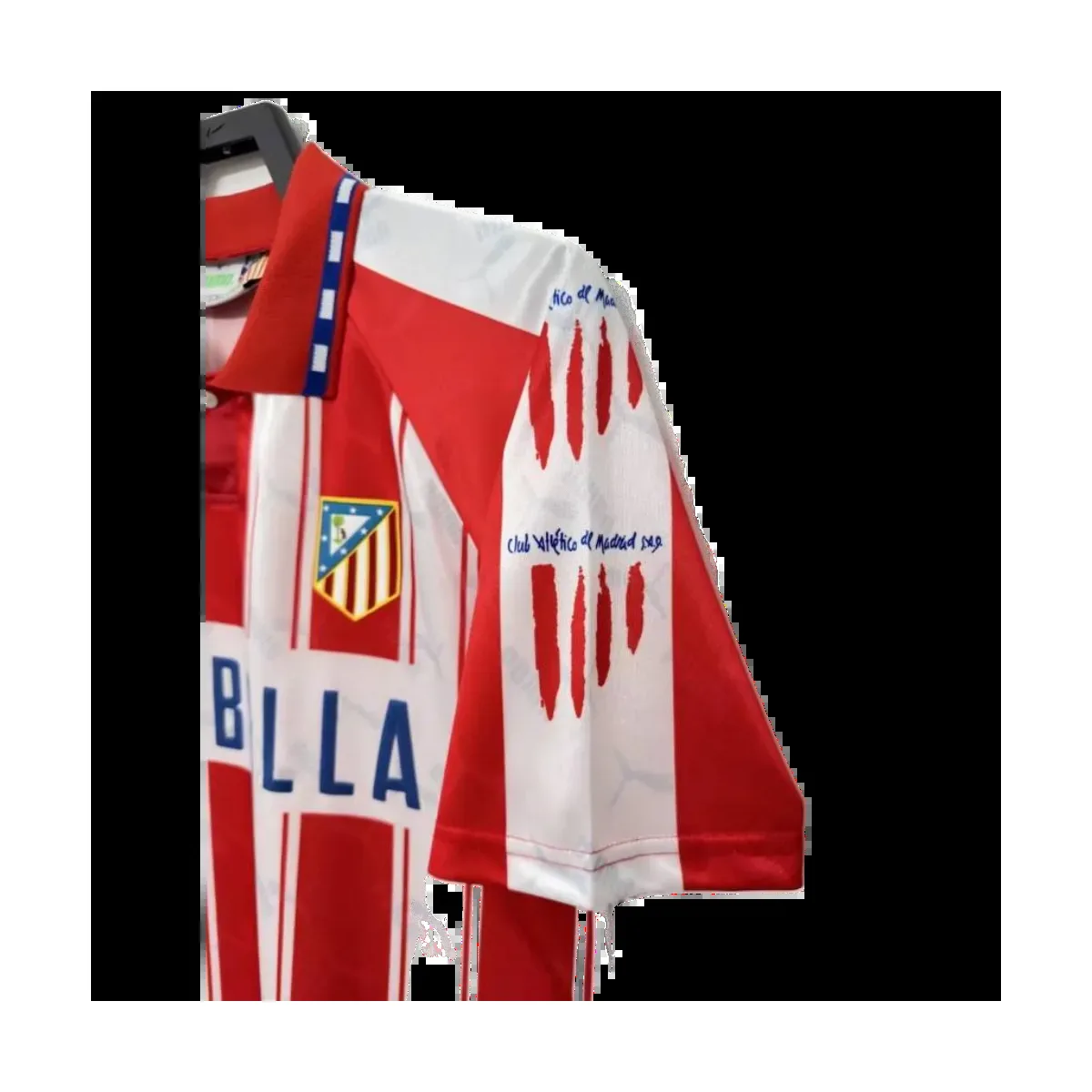 manica maglia atletico madrid retro 1994