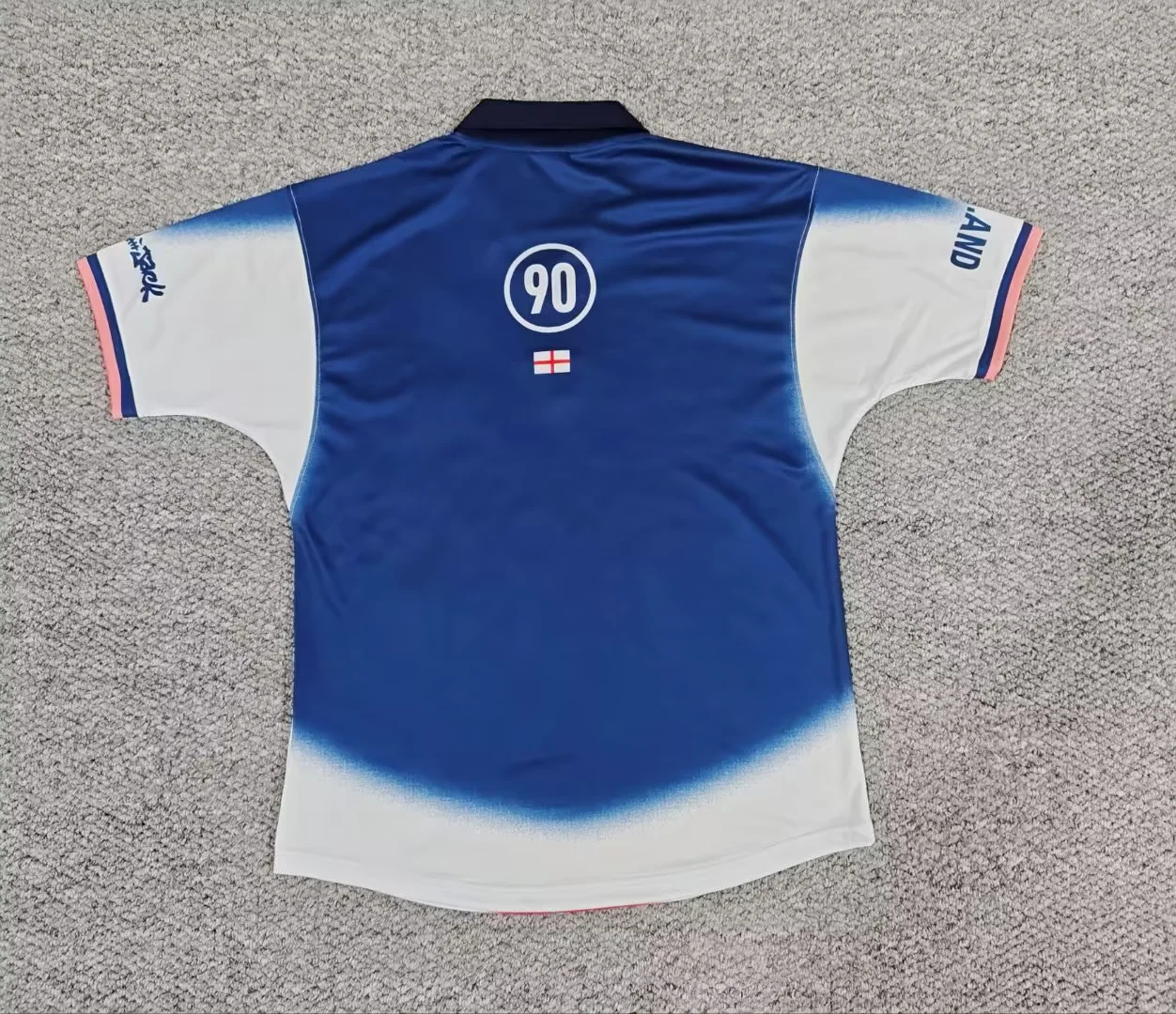 maglia Inghilterra Total 90 dettaglio retro