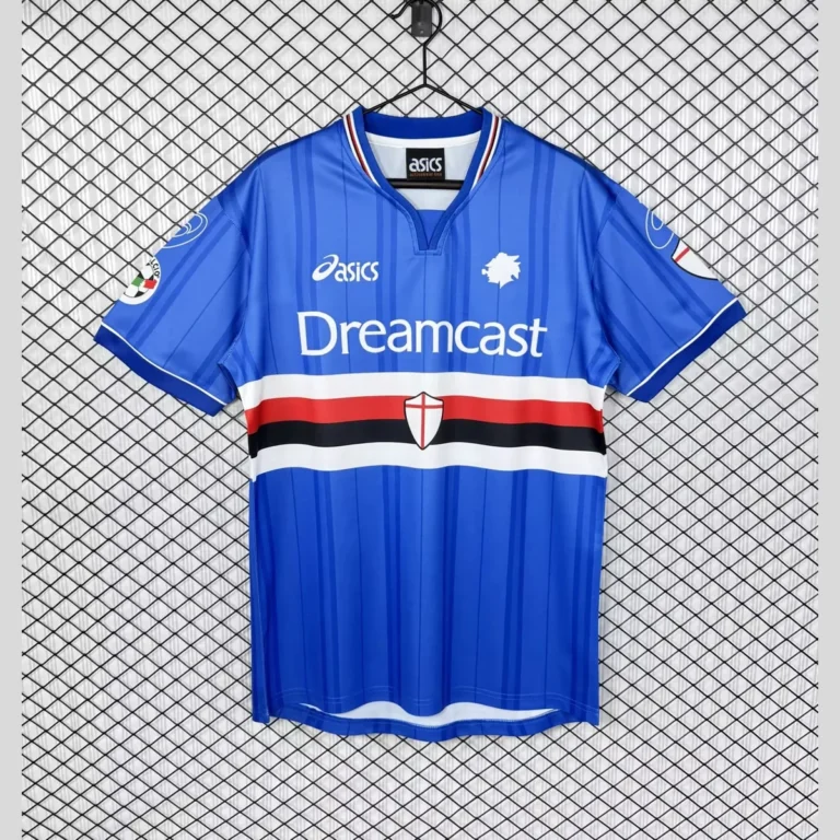 Camiseta Sampdoria 2001/02 Retro – frontal