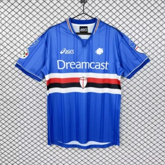 maglia sampdoria 2001/02 fronte