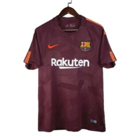 camiseta Barcelona third 2018 frente granate con patrocinador