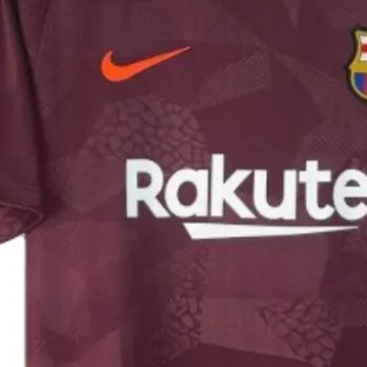 maglia barcellona third 2018 sponsor sul petto da vicino