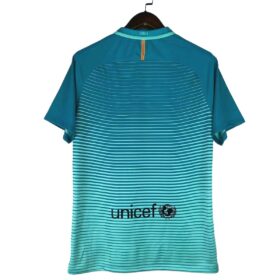 camiseta Barcelona third 2017 retro con logo UNICEF