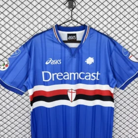 Camiseta Sampdoria 2001/02 Retro — Vista frontal