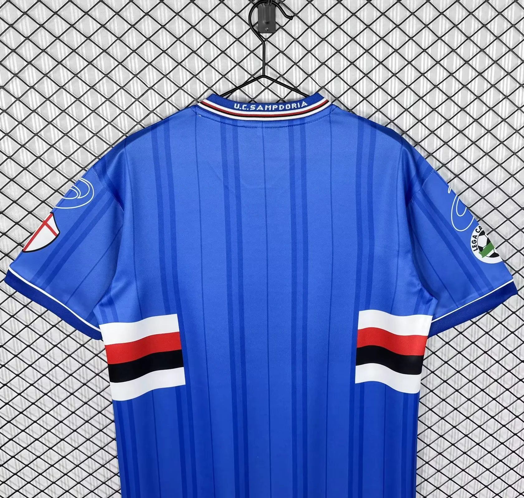 maglia sampdoria 2001/02 dettaglio collo retro
