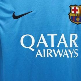 camiseta Barcelona third 2016 patrocinador blanco en el pecho