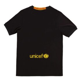 camiseta Barcelona negra 2014 retro con logo UNICEF