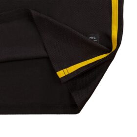 camiseta Barcelona negra 2014 perfil amarillo en el cadera