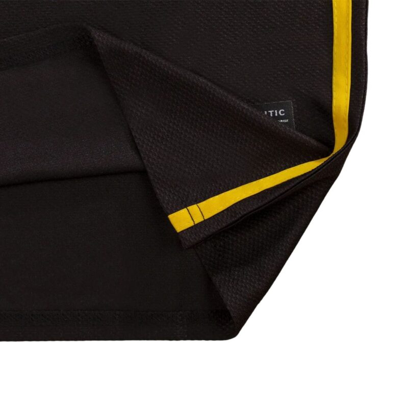 maglia barcellona nera 2014 profilo giallo sul fianco