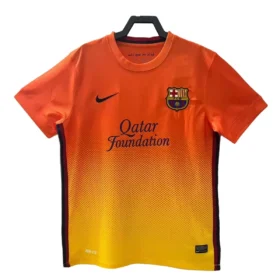 camiseta barcellona away 2013 fronte arancione sfumato