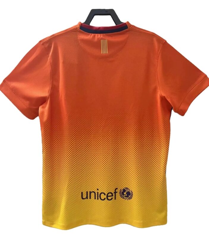 maglia barcellona away 2013 retro con logo unicef