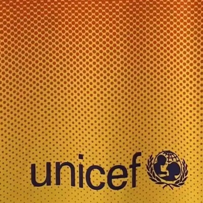 maglia barcellona away 2013 sfumatura a puntini da vicino