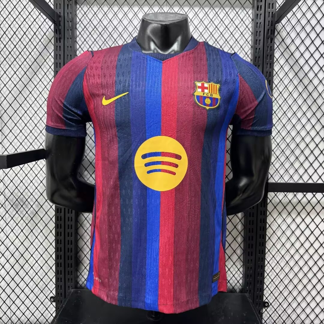 maglia barcellona giocatore fronte strisce blaugrana giocatore