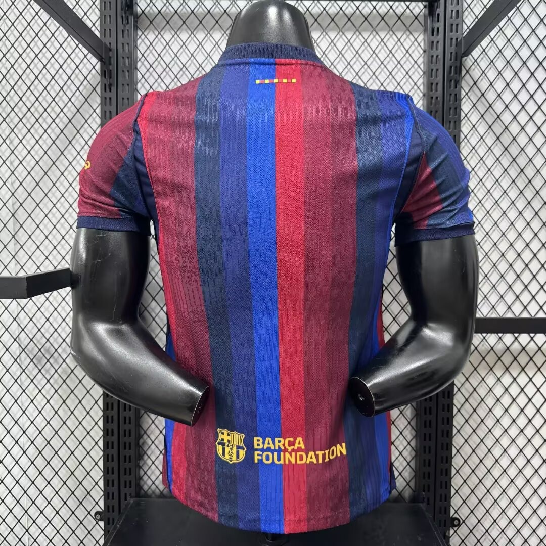 maglia barcellona giocatore retro strisce