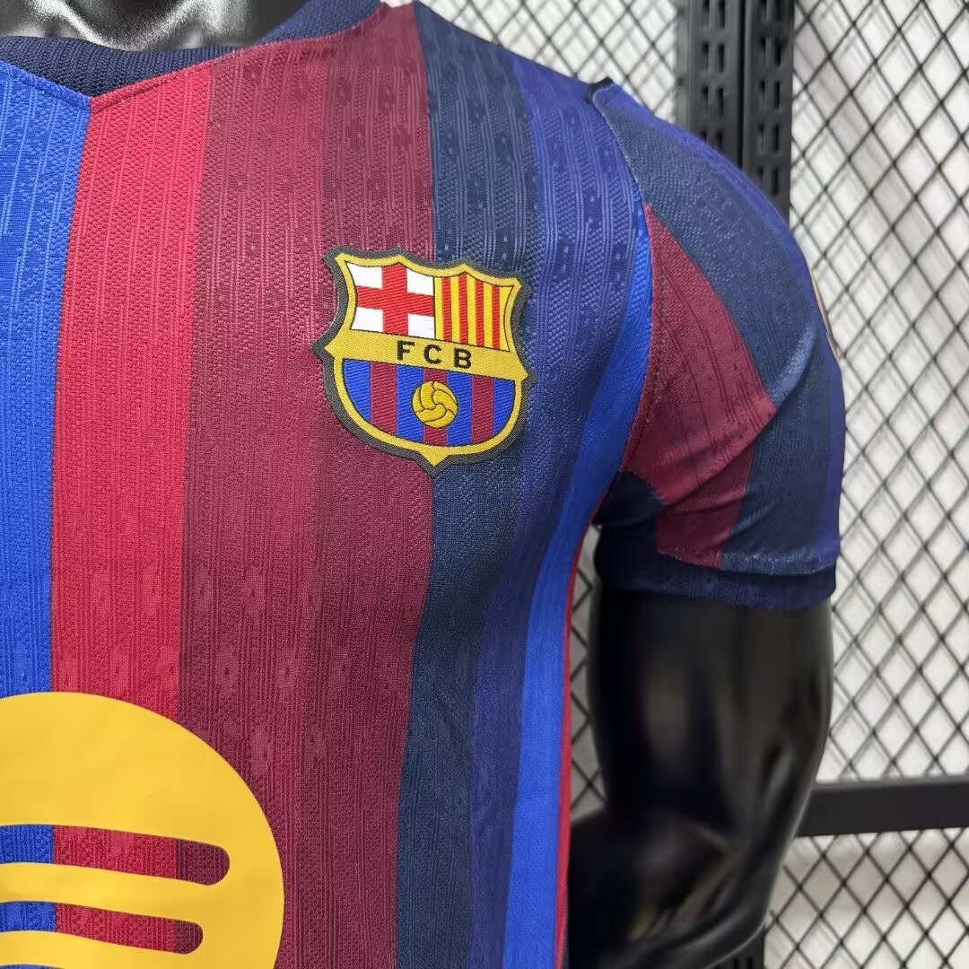 maglia barcellona giocatore fronte completo