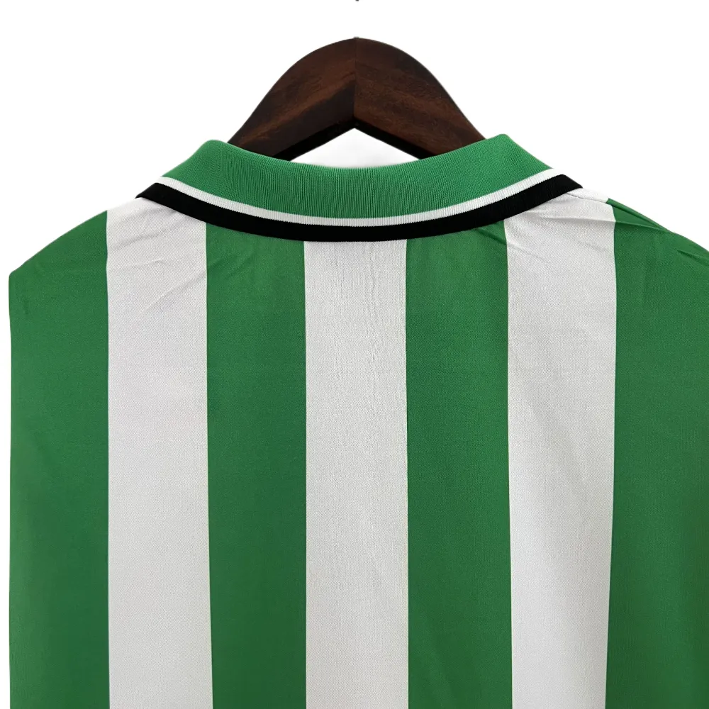 maglia real betis retro 1993/94 dettaglio colletto