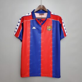 camiseta Barcelona 1995 frente a rayas blaugrana años noventa
