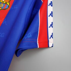camiseta barcellona 1995 manica con banda lavorata