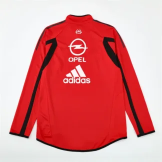 Felpa Milan Rossa Retro Mezza Zip 2005/06 – seconda foto