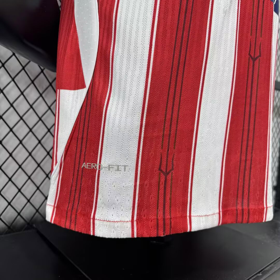 maglia atletico madrid giocatore tessuto aero-fit vestibilità aderente