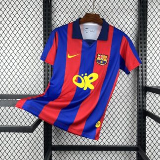 maglia barcellona special fronte blaugrana con farfalla gialla
