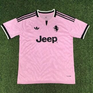 maglia juventus away rosa 2026/27 fronte